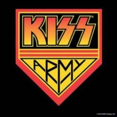 KISS - Single Cork Coaster: Army Pennant