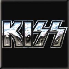 KISS - Fridge Magnet: Chrome Logo