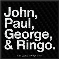 The Beatles - THE BEATLES STANDARD PATCH: JON, PAUL, G