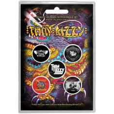 Thin Lizzy - Chinatown Button Badge Pack