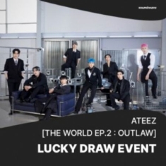 ATEEZ - [THE WORLD EP.2 : OUTLAW] (Random ver.) + Random Photocard(SW) (Lucky Draw)