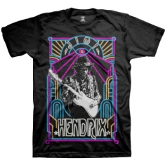 Jimi Hendrix - Unisex T-Shirt: Electric Ladyland Neon (Medium)