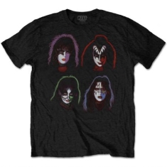 Kiss - Unisex T-Shirt: Faces (XX-Large)