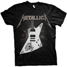Metallica - Unisex T-Shirt: Papa Het Guitar (Large)