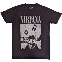 Nirvana - Unisex T-Shirt: Sitting (Distressed) (Medium)