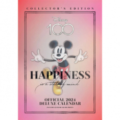 Disney - Disney 100 Quotes 2024 A3 Deluxe Calendar