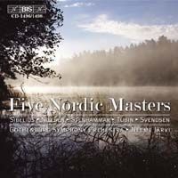 Göteborgs Symfoniker - Five Nordic Masters in the group Externt_Lager /  at Bengans Skivbutik AB (546934)