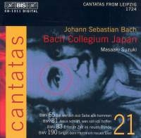Bach Johann Sebastian - Cantatas - Vol 21
