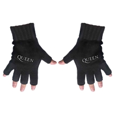 Queen  - Fingerless Gloves: Logo