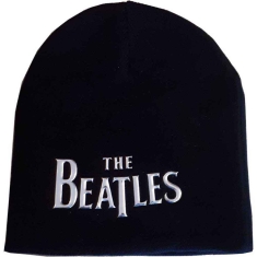 The Beatles  - Beanie Hat: Drop T Logo (Silver)