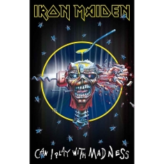 Iron Maiden - Can I Play With Madness Textile Poster