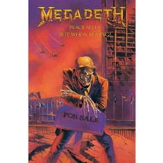 Megadeth - Textile Poster: Peace Sells