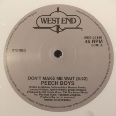 Peech Boys - Don't Make Me Wait (White Vinyl)