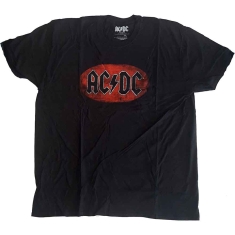 Ac/Dc - Oval Logo Vintage Uni Bl   