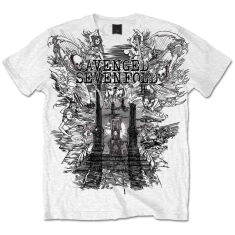 Avenged Sevenfold - Land Of Cain Uni Wht   