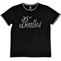 The Beatles - Bug Logo Ringer Uni Khaki   