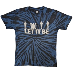 The Beatles - Let It Be Silhouette Uni Bl Dip-Dye   