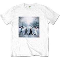 The Beatles - Abbey Christmas Uni Wht   