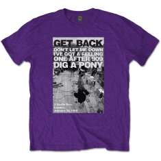 The Beatles - Rooftop Shot Uni Purp   