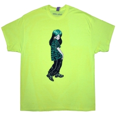 Billie Eilish - Anime Billie Uni Green   