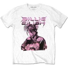 Billie Eilish - Purple Illustration Uni Wht   