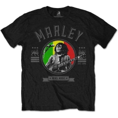 Bob Marley - Rebel Music Seal Uni Bl   