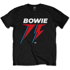David Bowie - 75Th Logo Uni Bl   