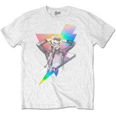 David Bowie - Holographic Bolt Uni Wht   