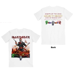 Iron Maiden - Lotb Live In Mexico City Uni Wht   