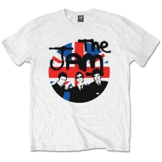 The Jam - Union Jack Circle Uni Wht   