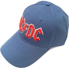 Ac/Dc - Red Logo Denim Baseball C