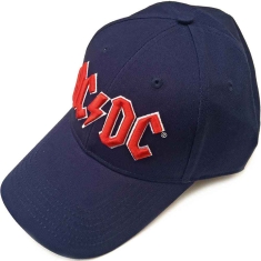 Ac/Dc - Red Logo Navy Baseball C