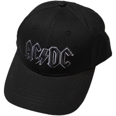 Ac/Dc - Black Logo Bl Baseball C