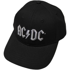 Ac/Dc - Silver Logo Bl Baseball C