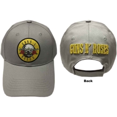 Guns N Roses - Circle Logo Grey Baseball C