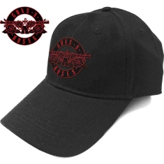 Guns N Roses - Red Circle Logo Bl Baseball C