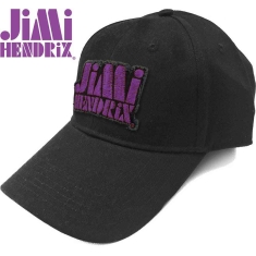 Jimi Hendrix - Purple Stencil Logo Bl Baseball C