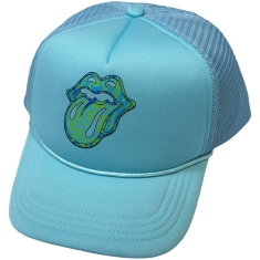 Rolling Stones - Psychedelic Tongue Lht Blue Mesh-Back C