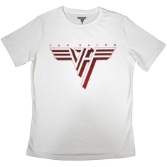 Van Halen - Classic Red Logo Lady Wht   