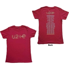 U2 - I+E 2015 Tour Dates Uni Maroon   