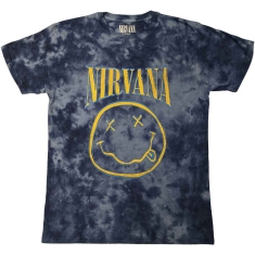 Nirvana - Smiley Blue Stroke Uni Blue Dip-Dye   