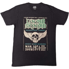 Lynyrd Skynyrd - Winged Skull Uni Bl   