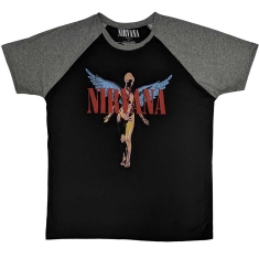 Nirvana - Angelic Uni Bl/Grey Raglan: 