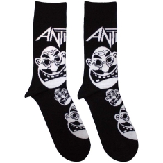 Anthrax - Faces B&W Uni Bl Socks (Eu 40-45)