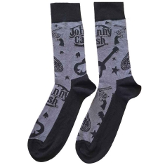 Johnny Cash - Guitars 'N Guns Uni Char Socks (Eu 40-45