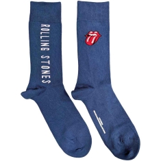 Rolling Stones - Vertical Tongue Uni Blue Soc