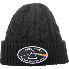 Pink Floyd - Dsotm Oval White Border Bl Cable-Knit Be