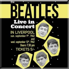 The Beatles - Live In Concert Magnet