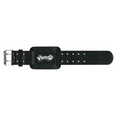 Aborted - Logo Leather Wriststrap