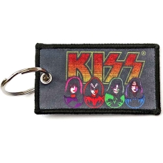 Kiss - Faces & Icons Woven Patch Keychain